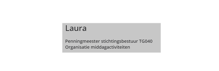 Lid Stichtingsbestuur TG040